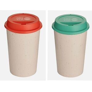 Bundle: 2 Circular & Co Reusable NOW Coffee Cup in Melon & Mint (NEW)